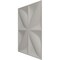 Ekena Millwork 19 5/8in. W x 19 5/8in. H Alexa EnduraWall Decorative 3D Wall Panel Covers 2.67 Sq. Ft. WP20X20ALISG - alternate 6